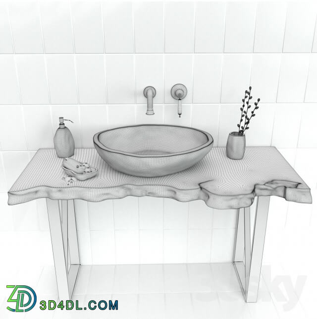 Bathroom furniture - SLAB WASH BASIN