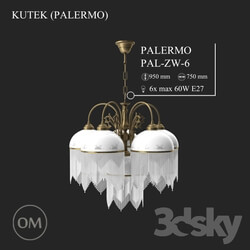Ceiling light - KUTEK _PALERMO_ PAL-ZW-6 