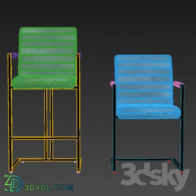 Chair - Loftdesigne 3724_3725 model