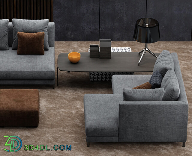 Sofa - Sofa minotti allen