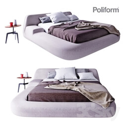 Bed - Bed Poliform 