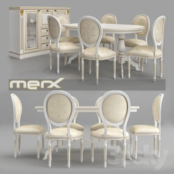 Table _ Chair - Family Dining Merx Orhidea 