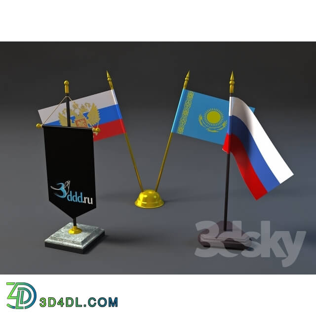 Other decorative objects - Desktop flags