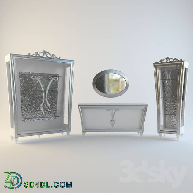 Wardrobe _ Display cabinets - Set furniture