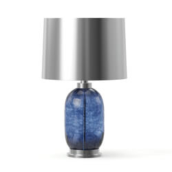 CGaxis Vol114 (06) blue and metal table lamp 