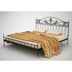 Bed - Cast iron bed 