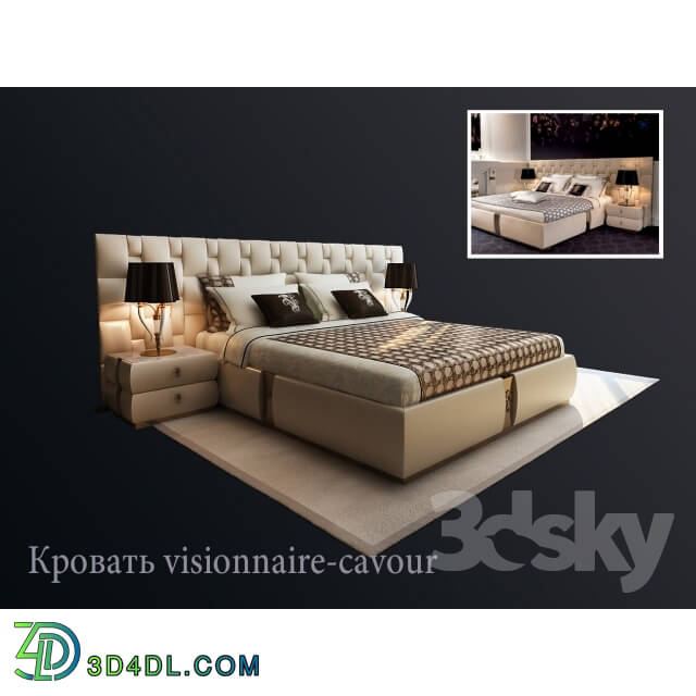 Bed - Bedroom visionnaire-cavour