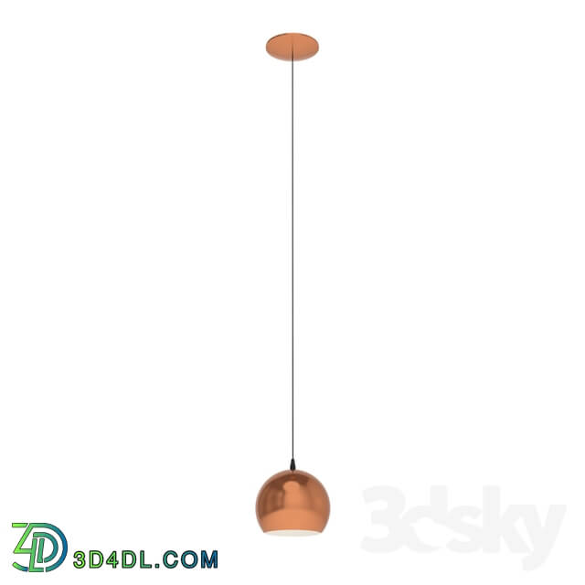 Ceiling light - 95838 LED suspension PETTO LED_ 1x4W _GU10__ copper