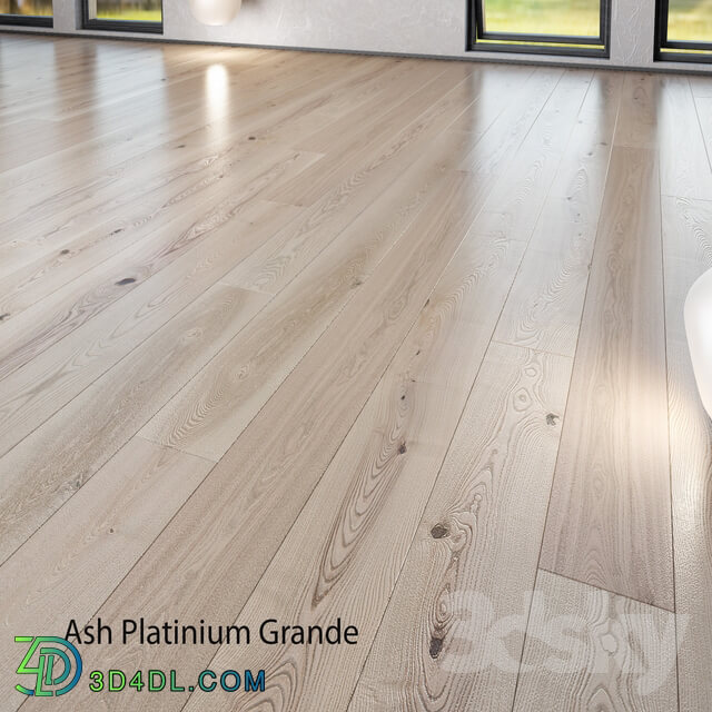 Wood - Barlinek Floorboard - Pure Line - Ash Platinium Grande