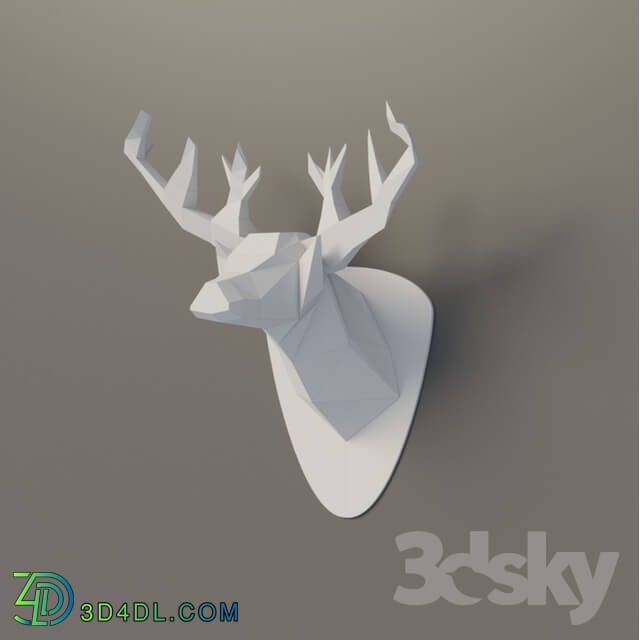 Sculpture - Deer from paper