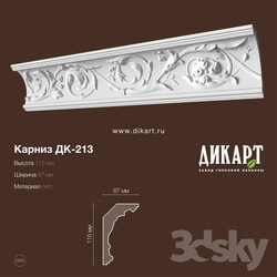 Decorative plaster - Dk-213_115Hx67mm 
