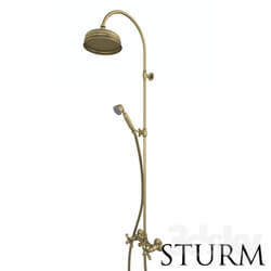 Faucet - Shower Rack STURM Retro_ bronze color 