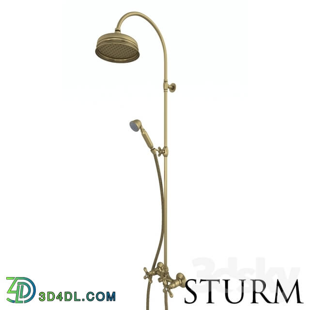 Faucet - Shower Rack STURM Retro_ bronze color