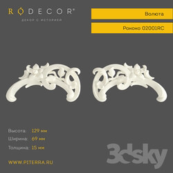Decorative plaster - Volyut RODECOR 02001RC 
