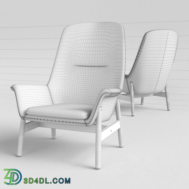 Arm chair - WEDBU High back armchair