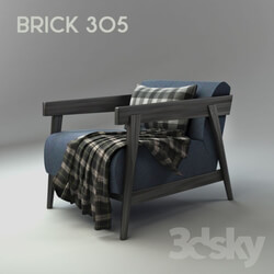 Arm chair - Brick 305 _ Armchair 