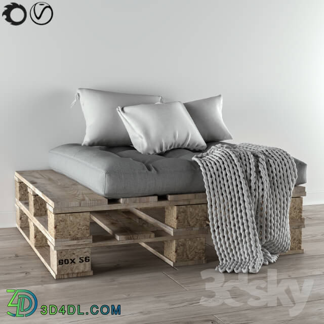 Other soft seating - Pallet sofa