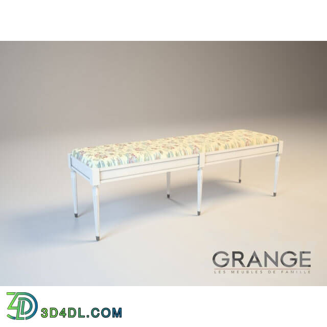 Other soft seating - Grange Ermitage Vanity bench with fabric seat JU010