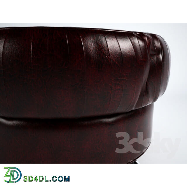 Other soft seating - leather pouf