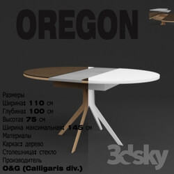 Table - OREGON 