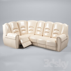 Sofa - Corner sofa Leather 