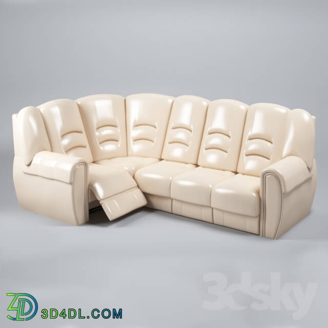 Sofa - Corner sofa Leather