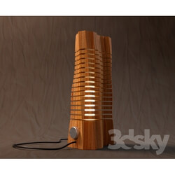 Table lamp - wood lamp 
