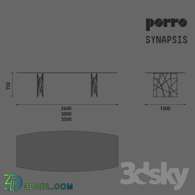 Table - porro synapsis