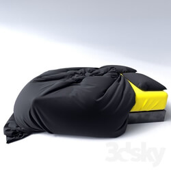 Bed - Bed Black _amp_ Yellow 