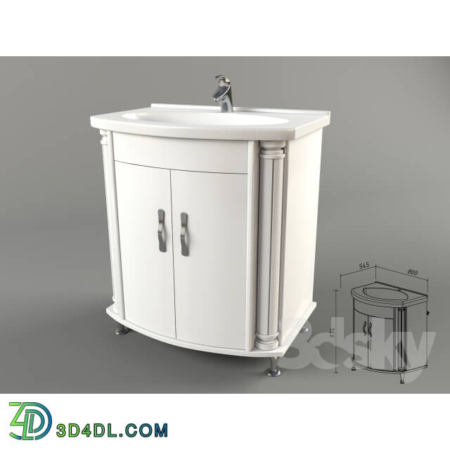 Bathroom furniture - Belux - Aria