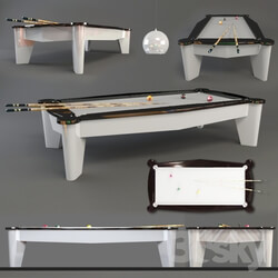 Billiards - A pool table 