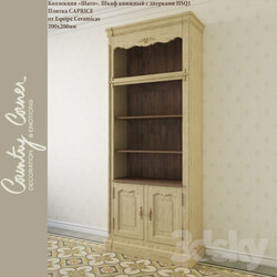 Other - Bookcase with doors and tile Chateau HSQ1 CAPRICE by Equipe Ceramicas 