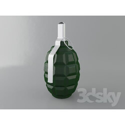 Weaponry - Hand grenade f-1 