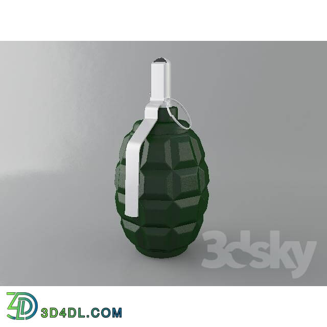 Weaponry - Hand grenade f-1