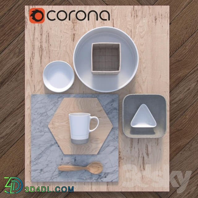 Tableware - A set of kitchen