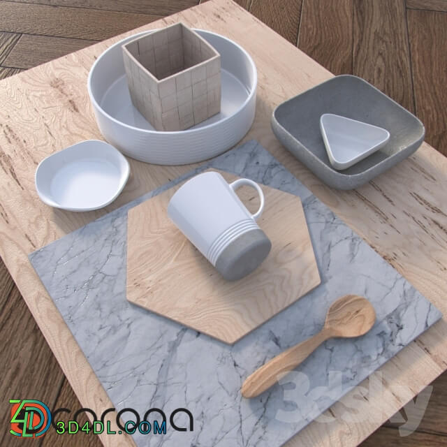 Tableware - A set of kitchen