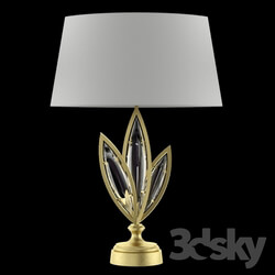 Table lamp - Fine Art Lamps 854610-21 _gold_ smooth crystals_ 