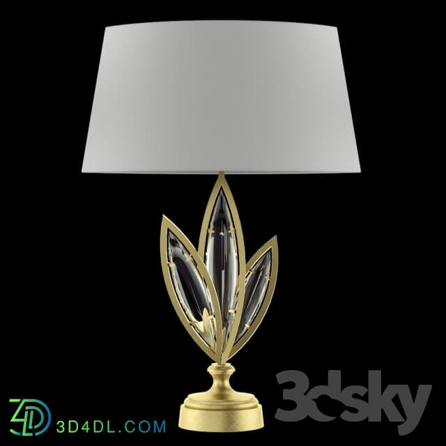 Table lamp - Fine Art Lamps 854610-21 _gold_ smooth crystals_