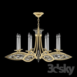 Ceiling light - Fine Art Lamps_ 843940-22 _gold finish_ faceted crystals_ 