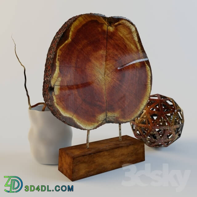 Decorative set - Wood Decor