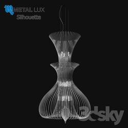 Ceiling light - Metal Lux Silhouette Art.247.165 