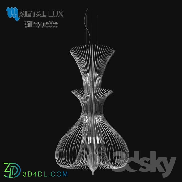 Ceiling light - Metal Lux Silhouette Art.247.165