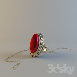 Other decorative objects - Ring and chain 