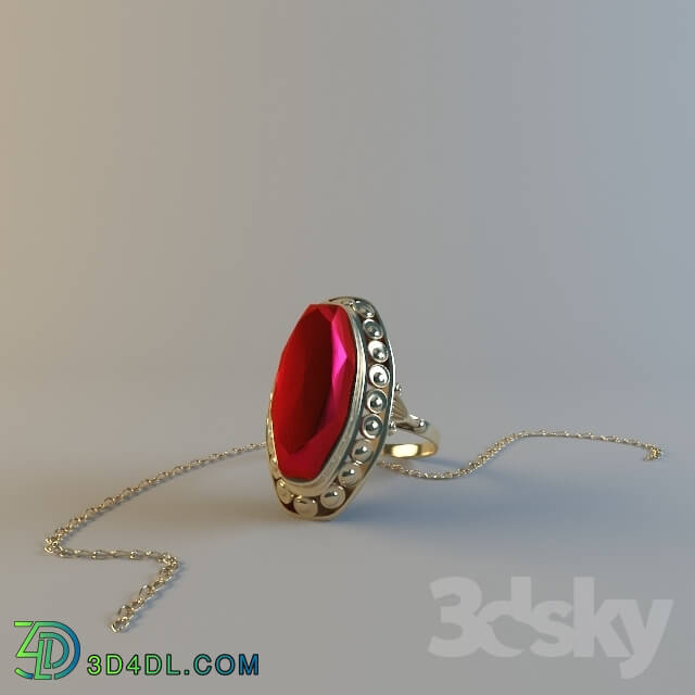 Other decorative objects - Ring and chain