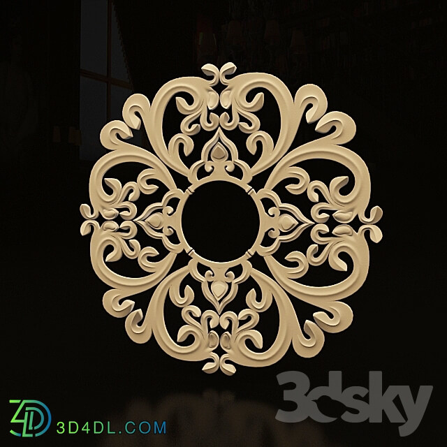 Decorative plaster - Rosette Ceiling