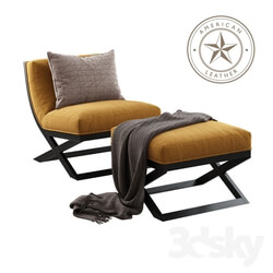 Arm chair - American Leather _ Tori _Armchair _amp_ Ottoman_ 