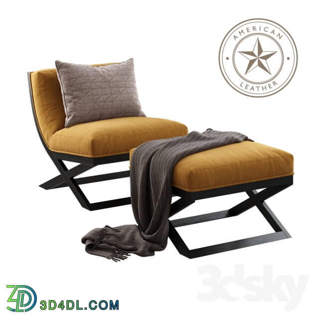Arm chair - American Leather _ Tori _Armchair _amp_ Ottoman_