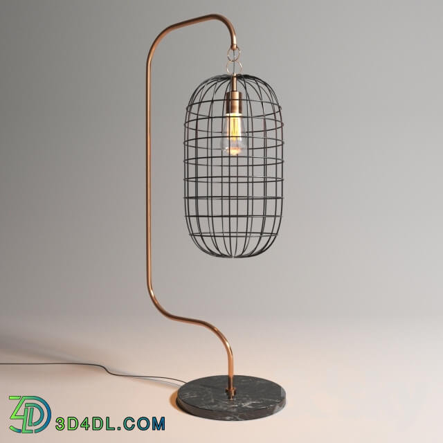 Table lamp - Table lamp Golden Cage