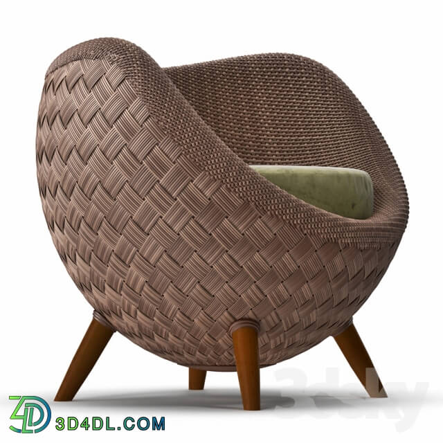 Arm chair - KENNETH COBONPUE - LUNA ARMCHAIR