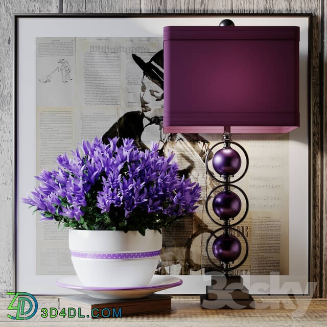 Decorative set - Purple set